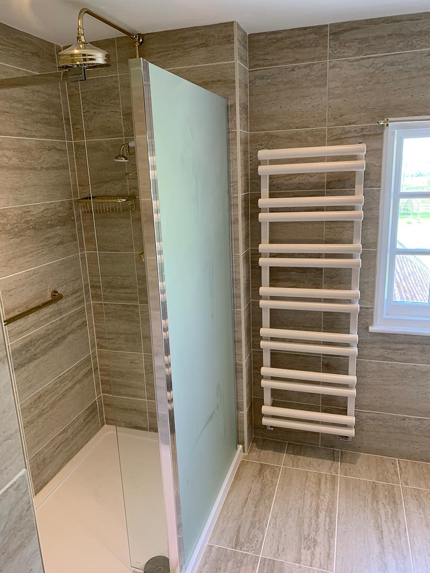 A modern accessible shower room
