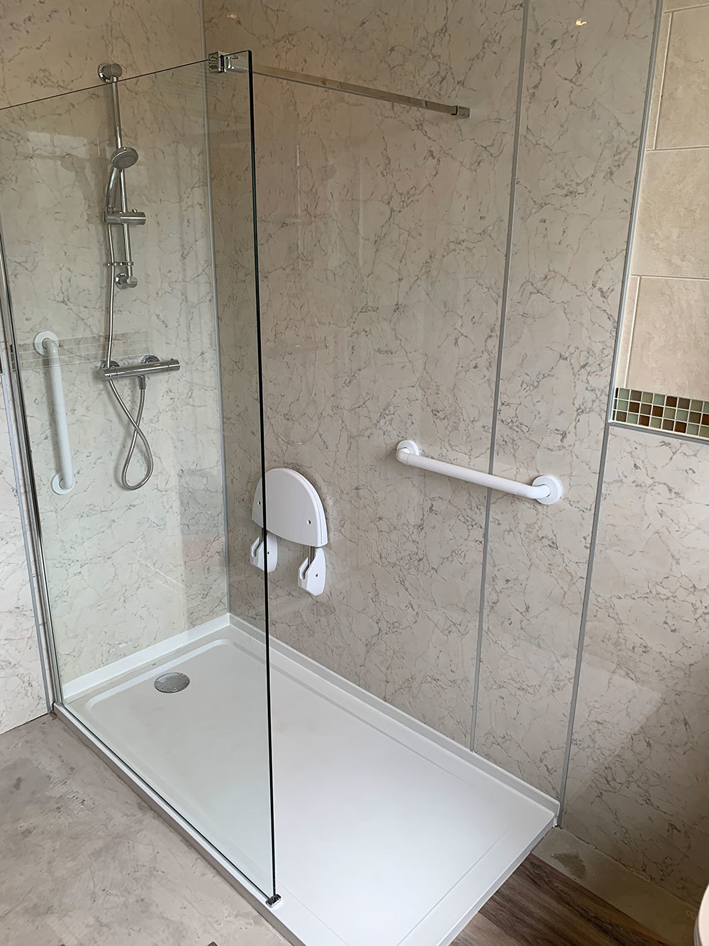 Accessible shower room kent